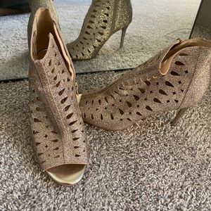 Gold heels